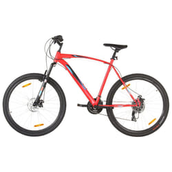 vidaXL Mountain Bike 21 Speed 29 inch Wheel 53 cm Frame Red Cycling Bicycle