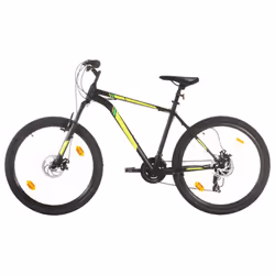 vidaXL Mountain Bike 21 Speed 27.5 inch Wheel 42 cm Black Outdoor Bicycle