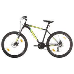 vidaXL Mountain Bike 21 Speed 27.5 inch Wheel 42 cm Black Outdoor Bicycle