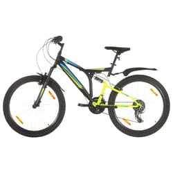vidaXL Mountain Bike 21 Speed 26 inch Wheel 49 cm Black Outdoor Sport Bicycle