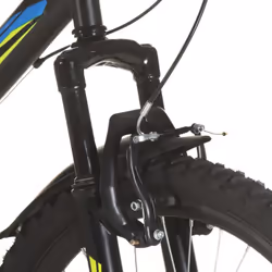 vidaXL Mountain Bike 21 Speed 26 inch Wheel 49 cm Black Outdoor Sport Bicycle