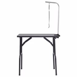 vidaXL Adjustable Dog Grooming Table with 1 Loop Pet Puppy Cat Foldable Desk