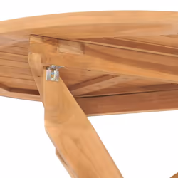 vidaXL Solid Teak Wood Garden Dining Table Outdoor Furniture Dinner Table - Additional view 4