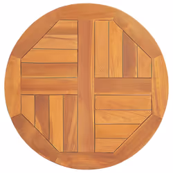 VidaXL 316154, Wood, Round, Indoor, 50 cm, 500 mm, 500 mm