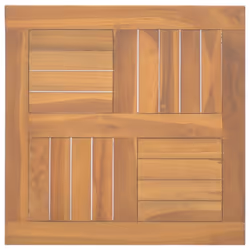 vidaXL Table Top Replacement Table Top Coffee Dining Table Top Solid Wood Teak - 50 x 50 x 2.5 cm