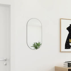 vidaXL Mirror 60x30 cm Glass Bedroom Dressing Room Living Room Decor Mirror