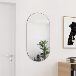 vidaXL Mirror 100x50 cm Glass Bedroom Dressing Room Living Room Decor Mirror
