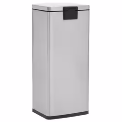 vidaXL Dustbin with Pedal Anti-fingerprint 30L Silver Stainless Steel Basket - Additional view 4