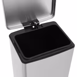 vidaXL Dustbin with Pedal Anti-fingerprint 30L Silver Stainless Steel Basket - Additional view 9