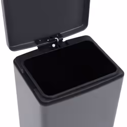 vidaXL Dustbin with Pedal Anti-fingerprint 30L Grey Stainless Steel Basket - Additional view 9