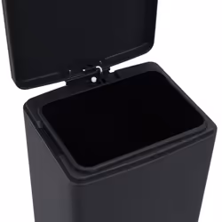 vidaXL Dustbin with Pedal Anti-fingerprint 30L Black Stainless Steel Basket - Additional view 9