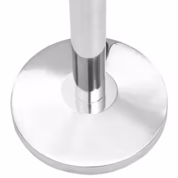 vidaXL 4x Stanchions with Belts Airport Barrier Stainless Steel Silver Fencing - Additional view 3