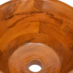 vidaXL Basin Wash Wooden Basin Bathroom Washroom Sink Hardwood Living Space - Additional view 4