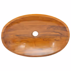vidaXL Basin Wash Washroom Bathroom Wooden Basin Sink Living Space Hardwood - Additional view 4