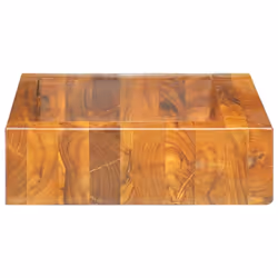 vidaXL Basin Wooden Basin Wash Washroom Bathroom Hardwood Living Space Sink - Additional view 5