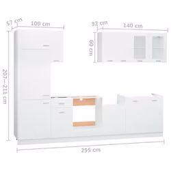 VidaXL 3067639 kitchen/dining storage cabinet - Additional view 8