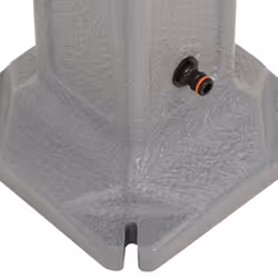 vidaXL Garden Tanker with Faucet Light Grey Stone Look Water Tap Column Patio - Additional view 4