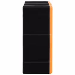 vidaXL Multi-drawer Organiser with Drawers Tool Organiser Unit Storage Cabinet - orange and black - Additional view 5