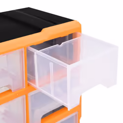 vidaXL Multi-drawer Organiser with 16 Middle Drawers Storage Cabinet Tool Box - Additional view 7