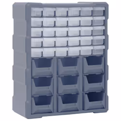 vidaXL Multi-drawer Organiser with 39 Drawers Sewing Tool Box Storage Cabinet