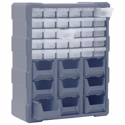 vidaXL Multi-drawer Organiser with 39 Drawers Sewing Tool Box Storage Cabinet
