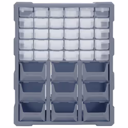 vidaXL Multi-drawer Organiser with 39 Drawers Sewing Tool Box Storage Cabinet - Additional view 4