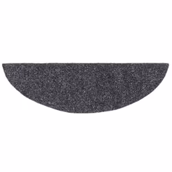 vidaXL Self-adhesive Stair Mats Decoration Stair Protector Anti-slip Stair Rug - dark grey, 56 x 17 x 3 cm/ 5 pcs - Additional view 4