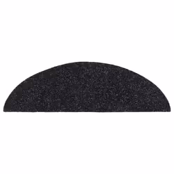 vidaXL 5x Self-adhesive Stair Mats Black Needle Punch Stairs Rug Protection - Additional view 4