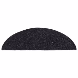 vidaXL 10x Self-adhesive Stair Mats Black Needle Punch Stairs Rug Protection - Additional view 4