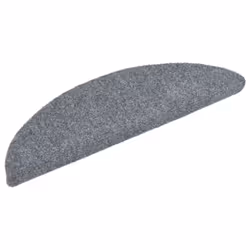vidaXL 5x Self-adhesive Stair Mats Light Grey Needle Punch Stairs Protection