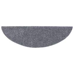 vidaXL 10x Self-adhesive Stair Mats Light Grey 56x17x3 cm Needle Punch Rug - Additional view 4