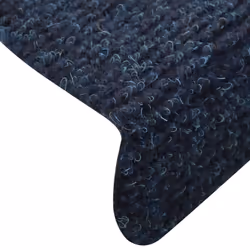 vidaXL 5x Self-adhesive Stair Mats Navy Needle Punch Stair Rug Decoration - Additional view 4