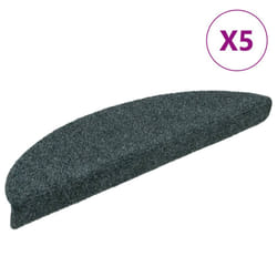 vidaXL Self-adhesive Stair Mats Decoration Stair Protector Anti-slip Stair Rug - 5 pcs