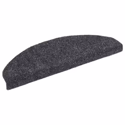 vidaXL 5x Self-adhesive Stair Mats Dark Grey Needle Punch Stairs Protection