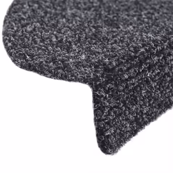 vidaXL 5x Self-adhesive Stair Mats Dark Grey Needle Punch Stairs Protection - Additional view 5