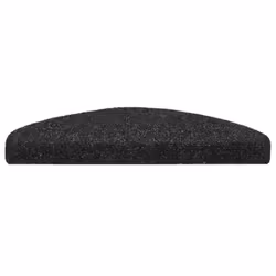 vidaXL 5x Self-adhesive Stair Mats Black Needle Punch Stairs Rug Protection - Additional view 5
