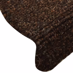 vidaXL 10x Self-adhesive Stair Mats Brown 65x21x4 cm Needle Punch Stair Rug - Additional view 5
