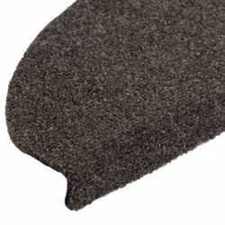 vidaXL 5x Self-adhesive Stair Mats Anthracite Needle Punch Stairs Protection - Additional view 5