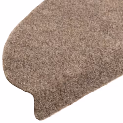 vidaXL 10x Self-adhesive Stair Mats Cream Needle Punch Stair Rug Decoration - Additional view 5