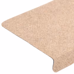 vidaXL Stair Mats Carpet Stair Tread Stair Step Rug 5 pcs Brown Needle Punch - Additional view 5