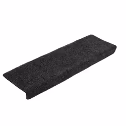 vidaXL Stair Mats Carpet Stair Tread Stair Step Rug 5 pcs Grey Needle Punch