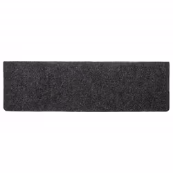 vidaXL Stair Mats Carpet Stair Tread Stair Step Rug 10 pcs Grey Needle Punch - Additional view 4