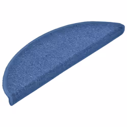 vidaXL Stair Mats Carpet Stair Tread Stair Step Rug Decoration 10 pcs Blue - Additional view 4