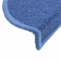 vidaXL Stair Mats Carpet Stair Tread Stair Step Rug Decoration 10 pcs Blue - Additional view 7