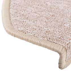 vidaXL Carpet Stair Treads Dark Green Stair Step Rug Protection Home Decor - taupe - Additional view 6
