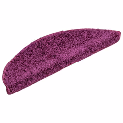 vidaXL Stair Mats 10 pcs Violet Home Decor Stair Step Rug Carpet Protector - Additional view 2