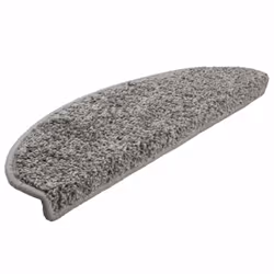 vidaXL Stair Mats 10 pcs Grey Home Decor Stair Step Rug Carpet Protector Tread
