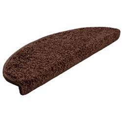 vidaXL Stair Mats 10 pcs Brown Home Decor Stair Step Rug Carpet Protector - Additional view 2