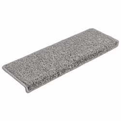vidaXL Carpet Stair Treads Decorative Stair Step Protector Rug Stair Mats - grey, 10 - Additional view 2