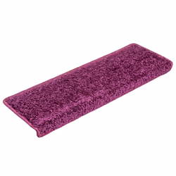 vidaXL Carpet Stair Treads Decorative Stair Step Protector Rug Stair Mats - violet, 10